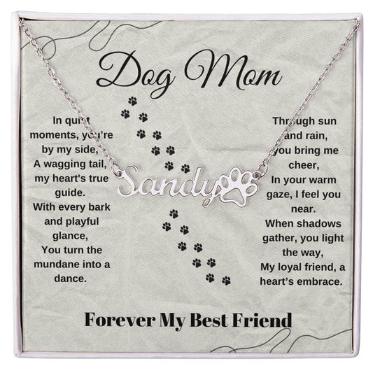 Personalized Dog Mom Necklace