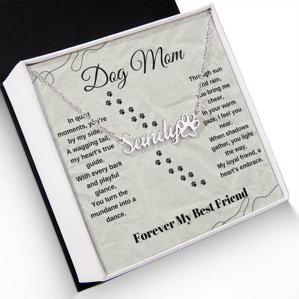 Personalized Dog Mom Necklace